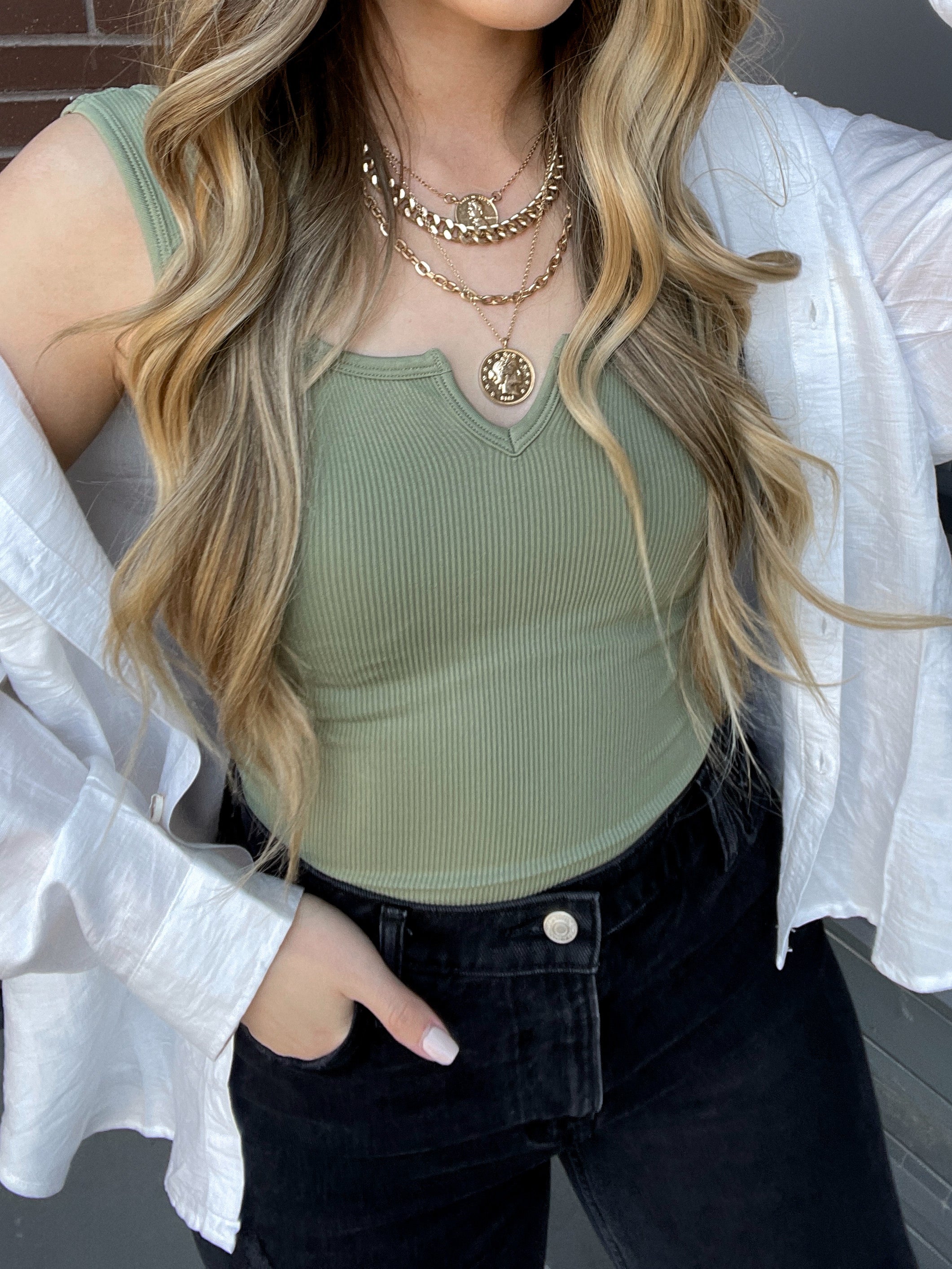 Green bodysuit outlet outfit